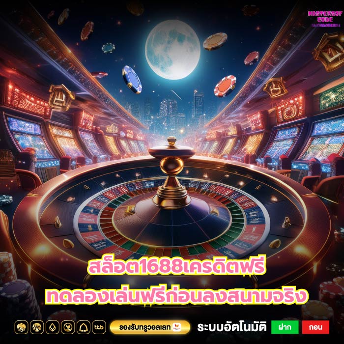 สล็อต1688เครดิตฟรี ทดลองเล่นฟรีก่อนลงสนามจริง